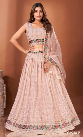 C 1940 Colour By Amoha Designer Partywear Readymade Lehenga Choli Collection